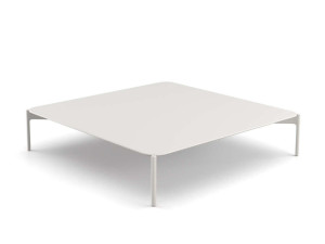 Алюминиевый квадратный садовый столик с порошковым покрытием с верхней частью HPL