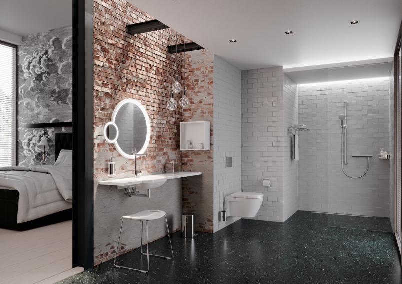 950.01.26040 Косметика с подсветкой HEWI Spiegel  - Вид №3