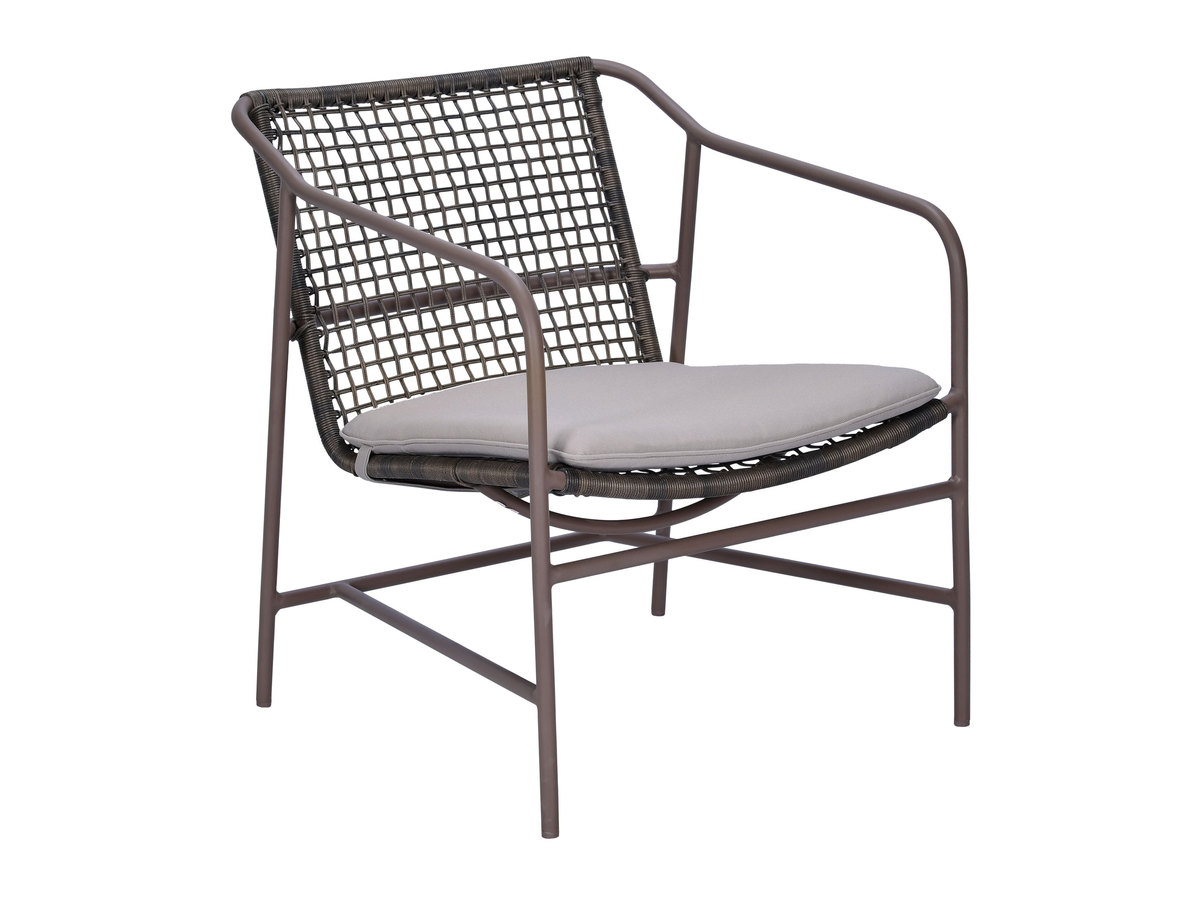 Алюминиевое садовое кресло с подлокотниками и встроенной подушкой cbdesign Breeze ARCH-00115879