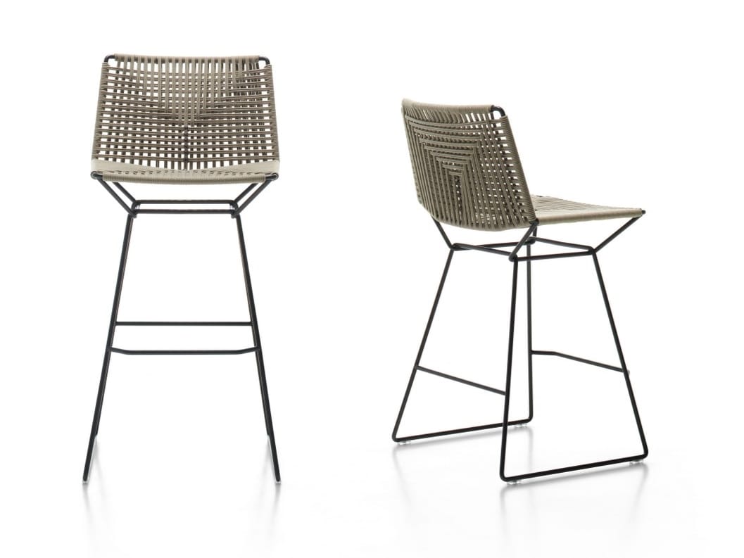 Веревочный табурет с подставкой для ног MDF Italia NEIL TWIST ARCH-00133933 - Вид №1