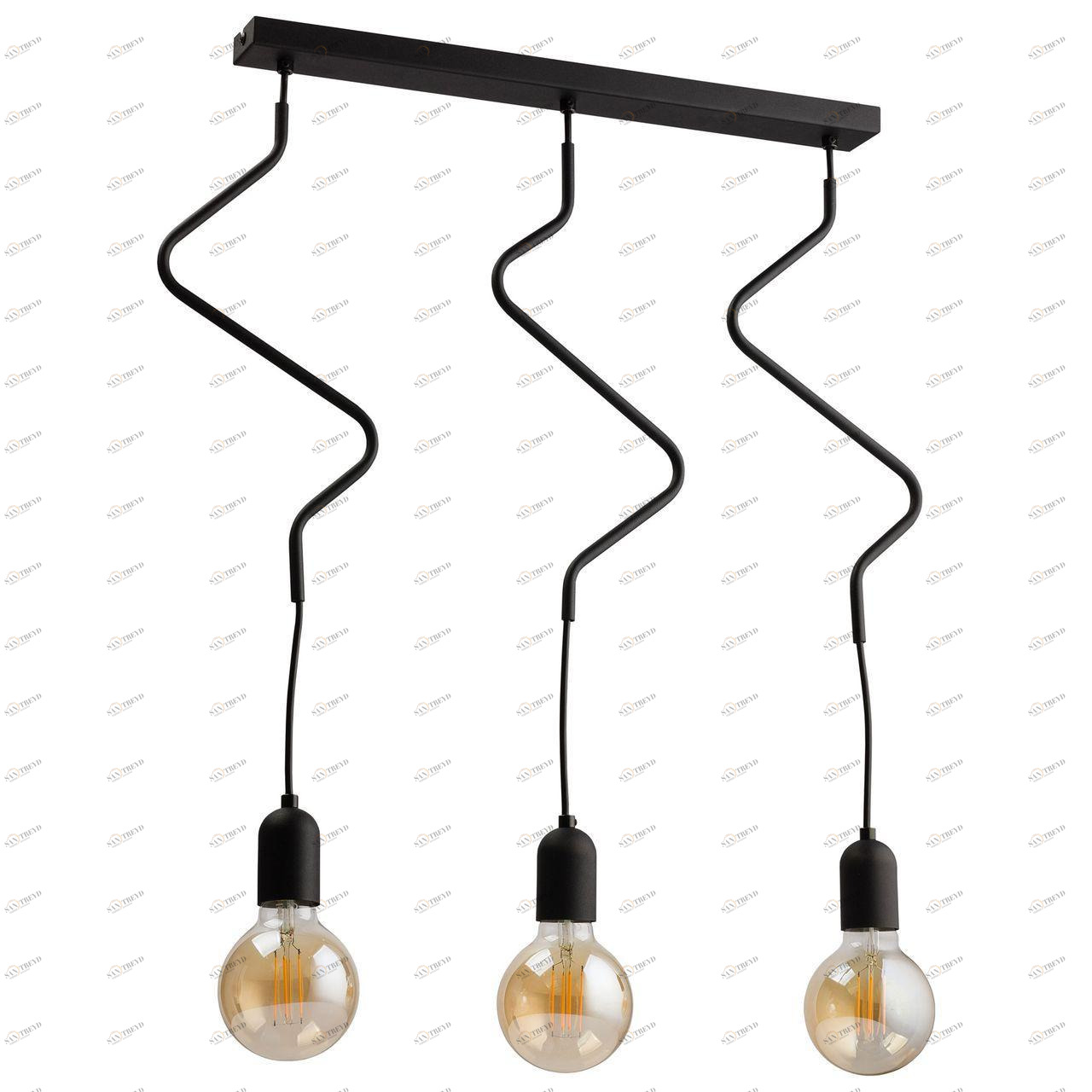 Подвесной светильник TK Lighting 2440 Zigzak TK LIGHTING ZIGZAK BLACK 196416 Черный 