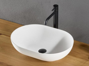 Овальный умывальник из смолы
