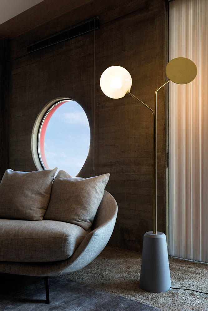 Cangini & Tucci Inti 1460.2L amber glass торшер 117203