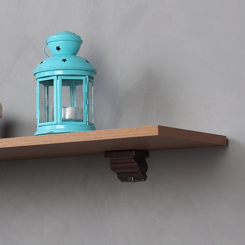 Полка прямоугольная , 600x150x16 мм, дуб LJPS0310 Public Steel Россия  - Вид №3