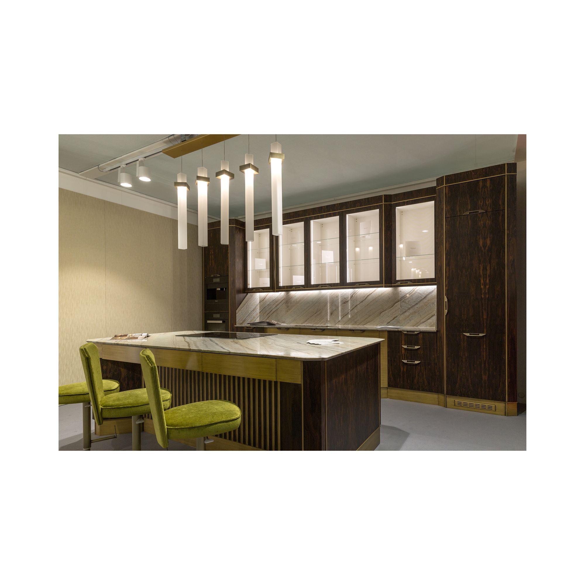 Композиция кухонной мебели (колонны и остров) / Essenza BRUMMEL sun-id-375130 - Вид №2