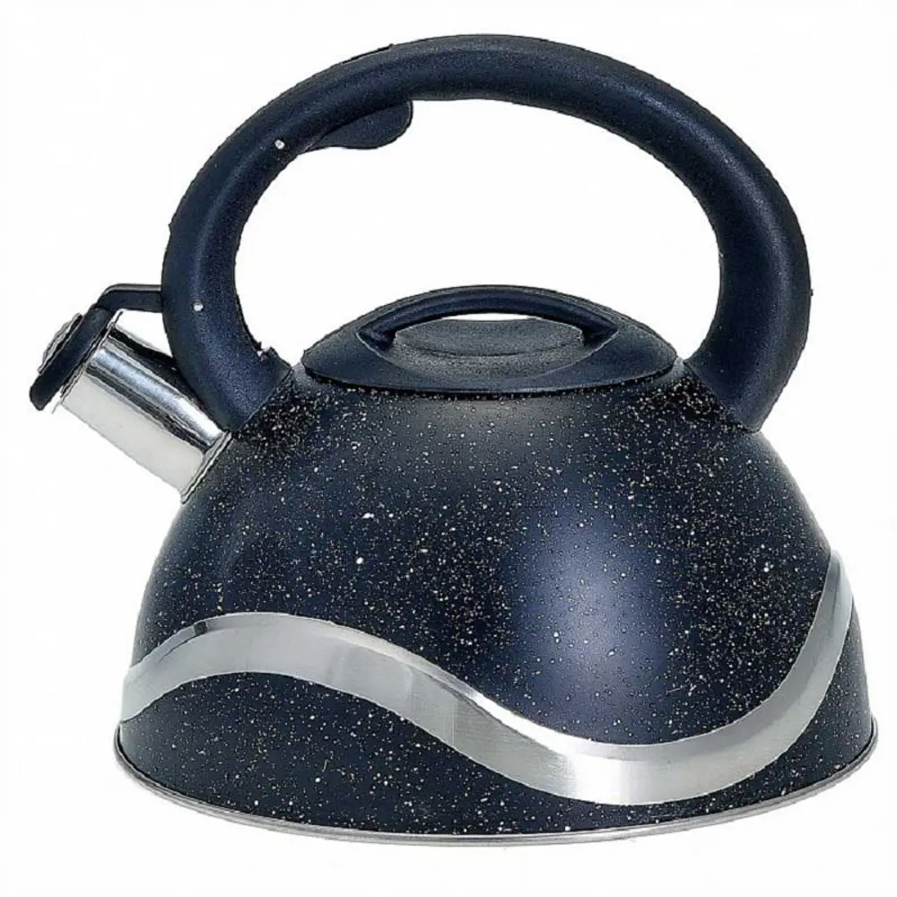 90610272 Чайник Webber BE-0574 3 л нержавеющая сталь цвет черный STLM-0871064