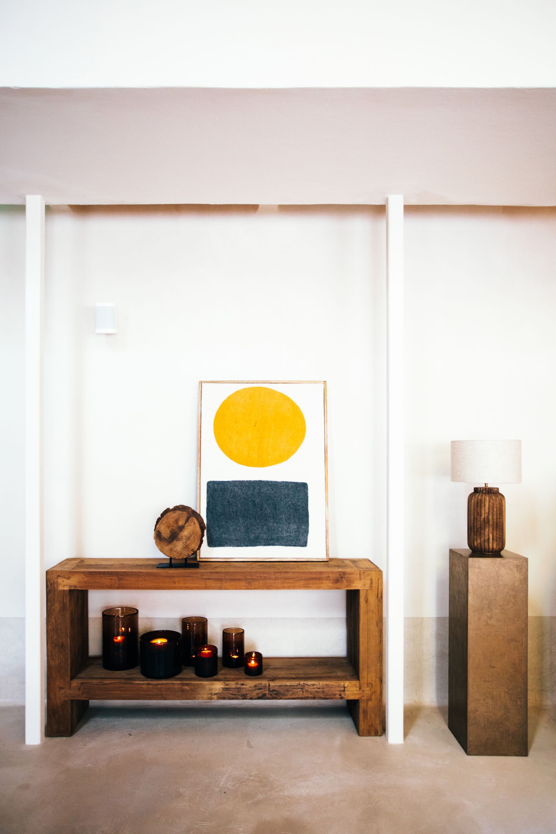 Рециркулированная деревянная прямоугольная консоль POMAX CORSICA ARCH-00071300 - Вид №2