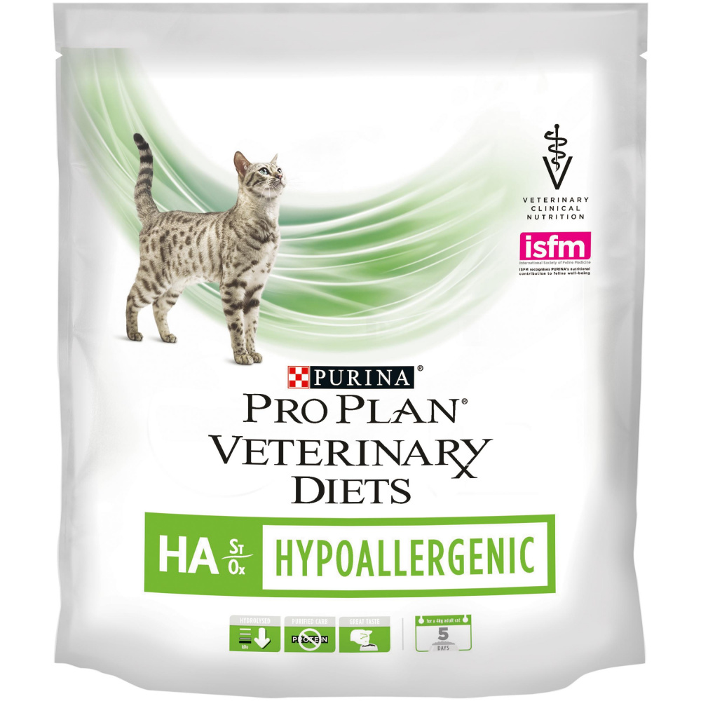 ПР0033150 Корм для кошек Veterinary Diets HA St/Ox для снижения пищевой непереносимости, сух. 325г Pro Plan  - Вид №5