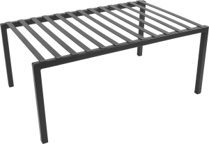 Вставка металлическая DELINIA 33x21x14 см для полки серого цвета 85285372