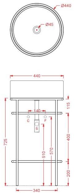 Artceram Тумба под умывальник из металла с вешалкой для полотенец  Aca058  - Вид №3