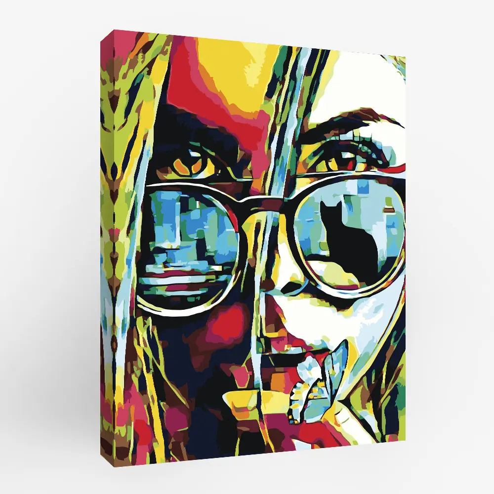 Картина по номерам Женщина-кошка 40х50 см FBRUSH STLM-2014409 - Вид №1