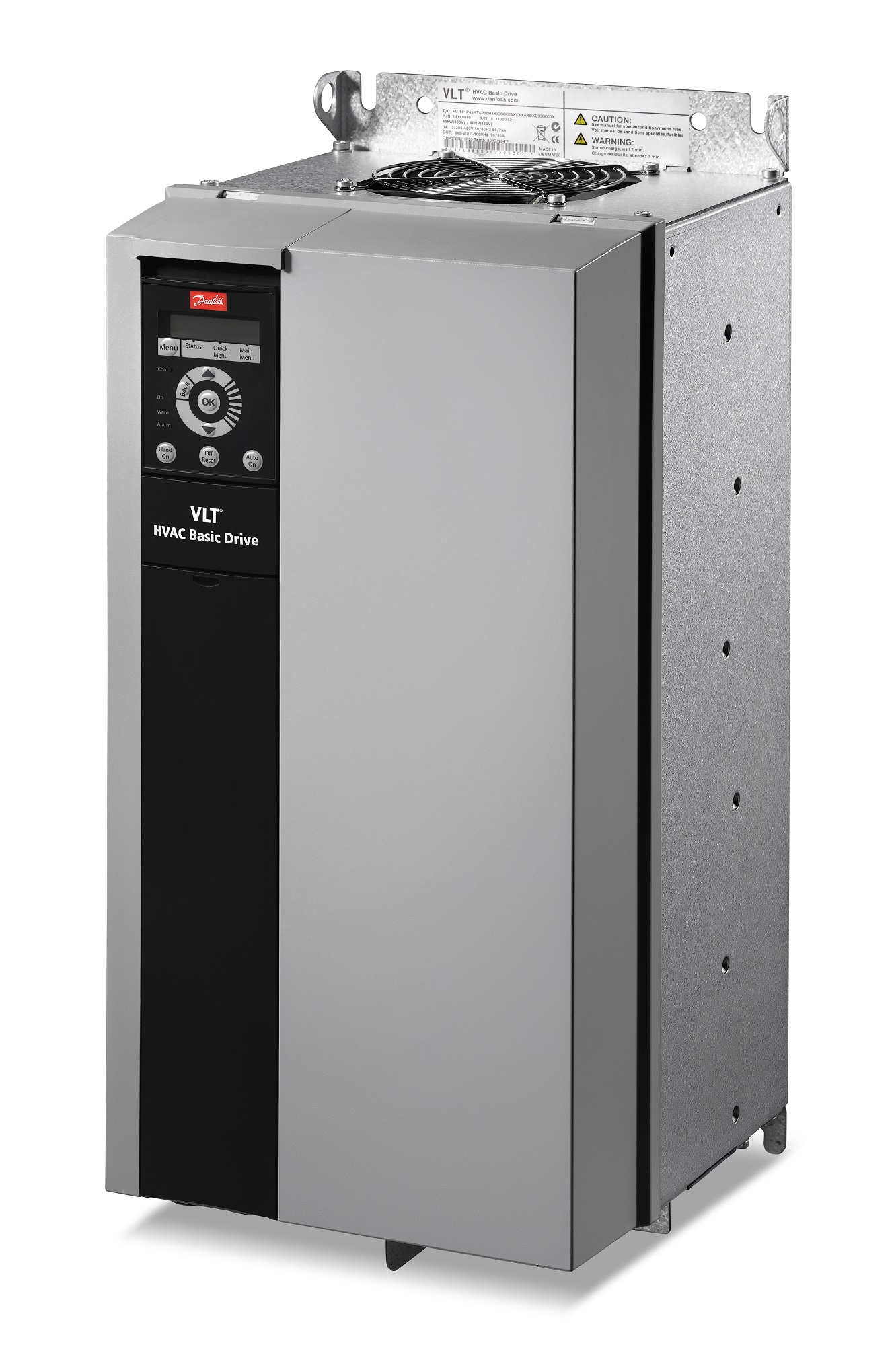 Danfoss VLT HVAC Drive Basic FC 101 — экономичные преобразователи частоты для инженерных систем зданий мощностью от 0,37 до 90 кВт FC-101P22KT4P5AH3XAXXXXSXXXXAXBXCXXXXDX 131N0200  - Вид №7