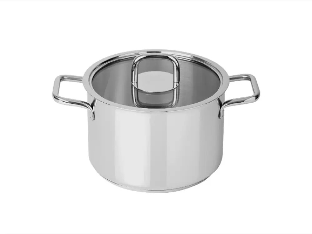 91652548 Кастрюля 4 л с крышкой Silampos Comfort Glass нержавеющая сталь цвет серебристый STLM-0881164