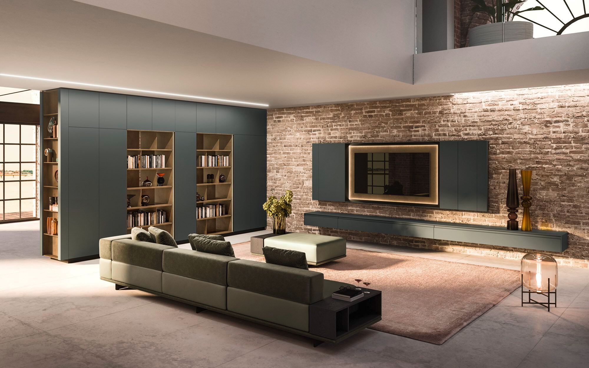 Divider wooden storage wall Arrital Feeling Home ARCH-00131307 - Вид №3