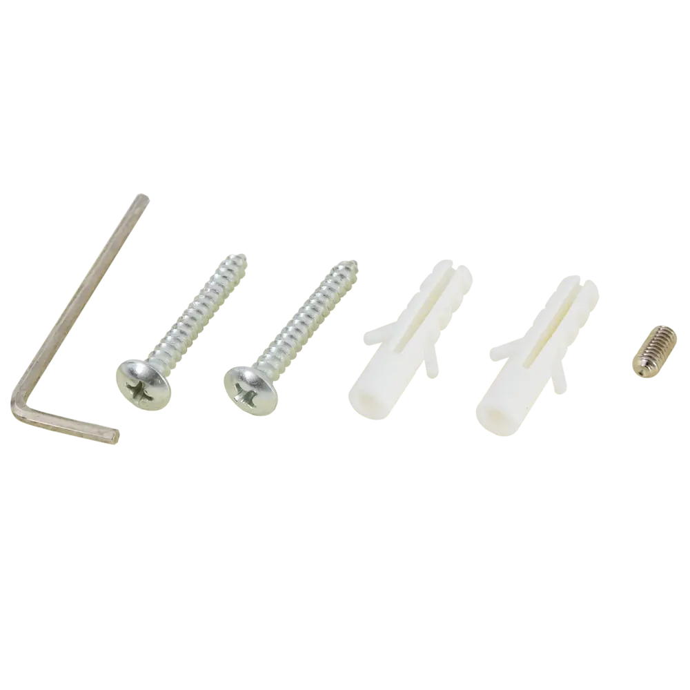 Держатель однорядный простой Orbis, металл, цвет белый STLM-2094222 - Вид №2