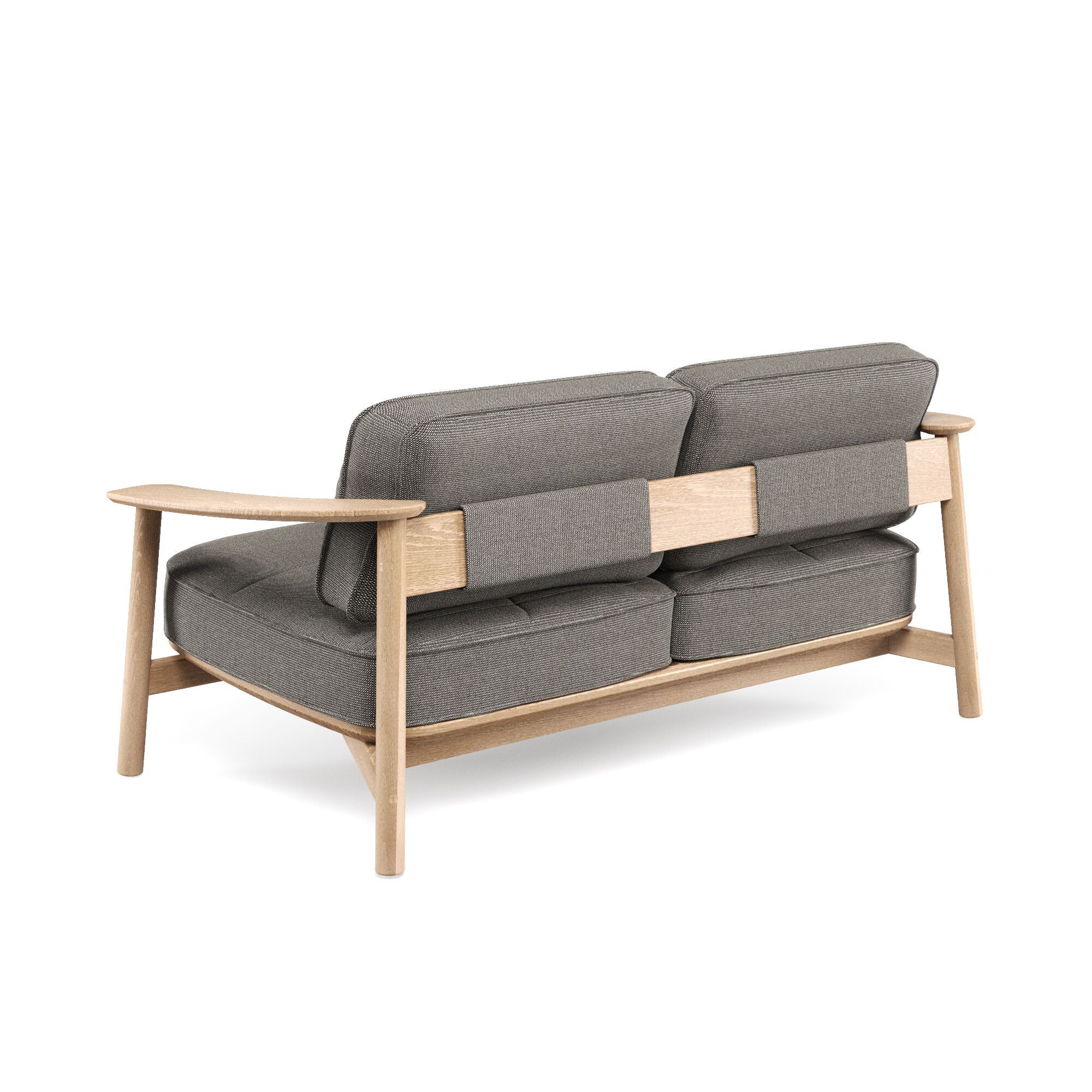 Тканевый садовый диван с тиковым корпусом emu Близнецы ARCH-00120635 - Вид №3