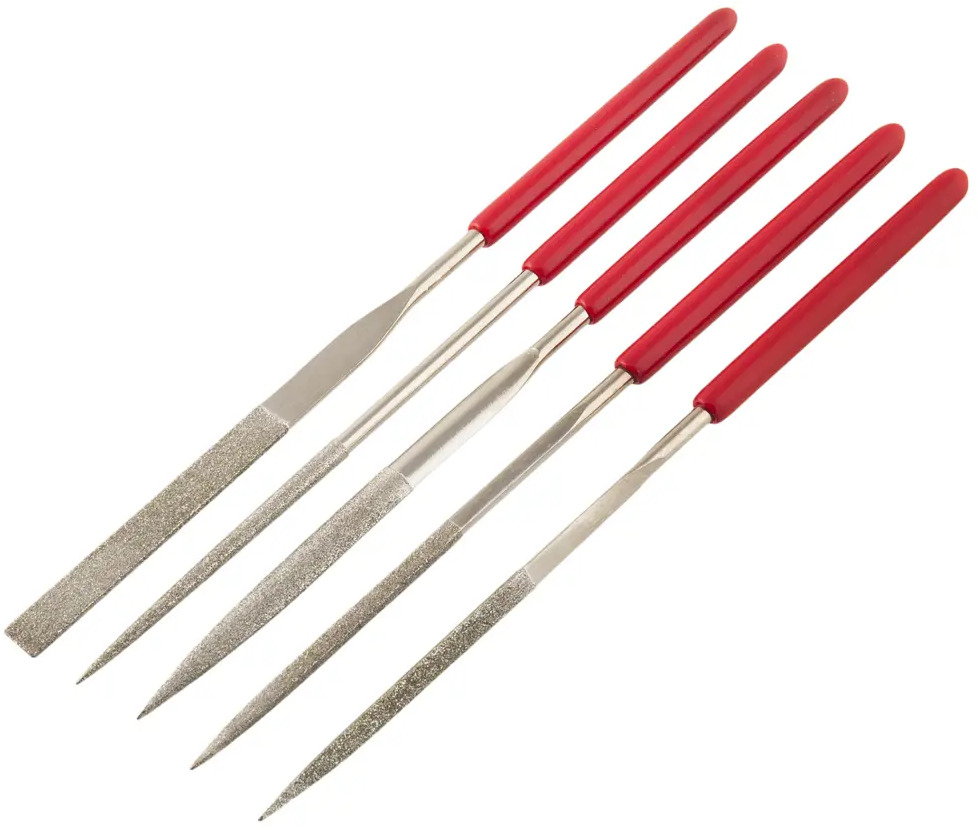 Набор алмазных надфилей Matrix для точных работ по твердым материалам 13821916