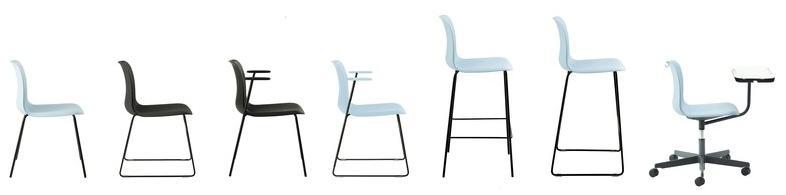 Howe Стул для конференций 5-спицевый с откидной крышкой Sixe sun-id-1460083 - Вид №9