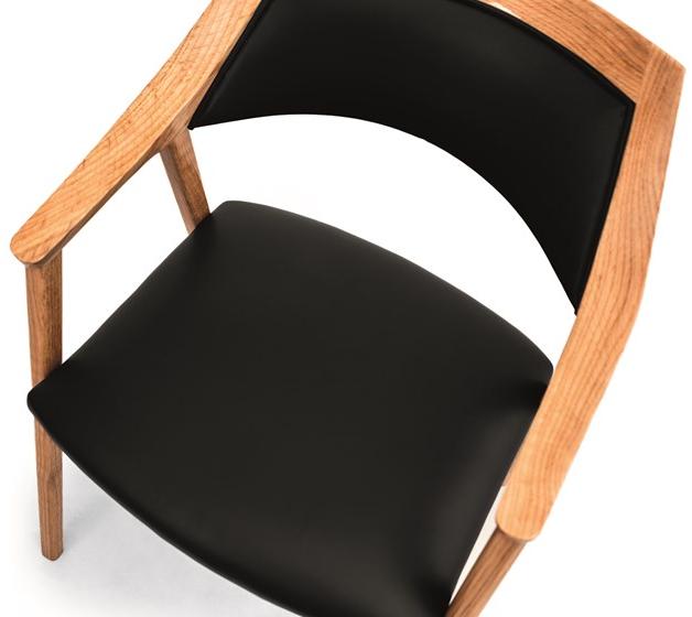 Mytto Стул из орехового дерева с подлокотниками Larforma sun-id-1373229 - Вид №7