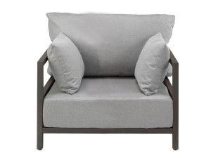 Съемное садовое кресло с мягкой тканью и подлокотниками