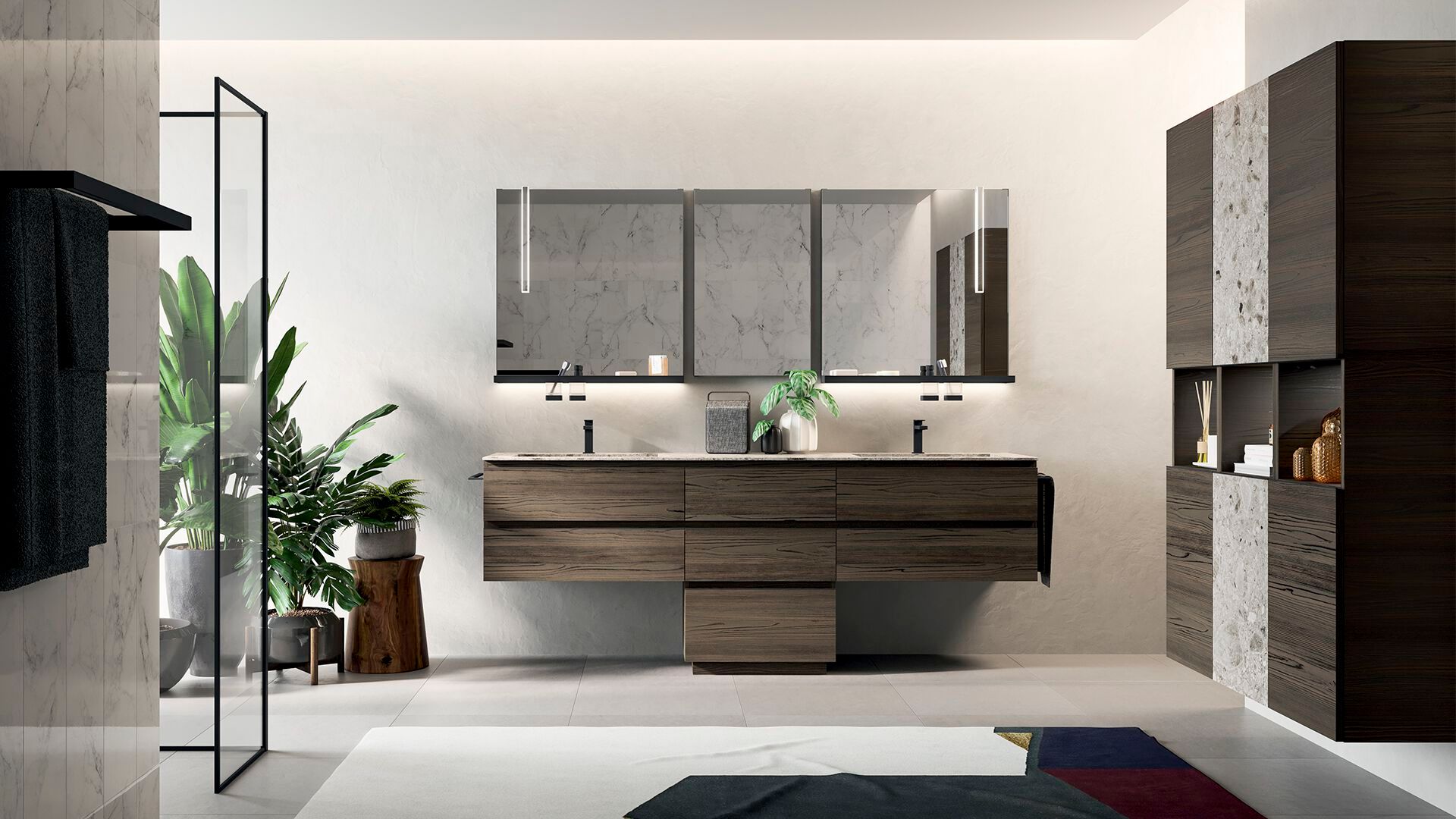 Настенное зеркало для ванной комнаты INDA® GARDA ARCH-00135698 - Вид №4