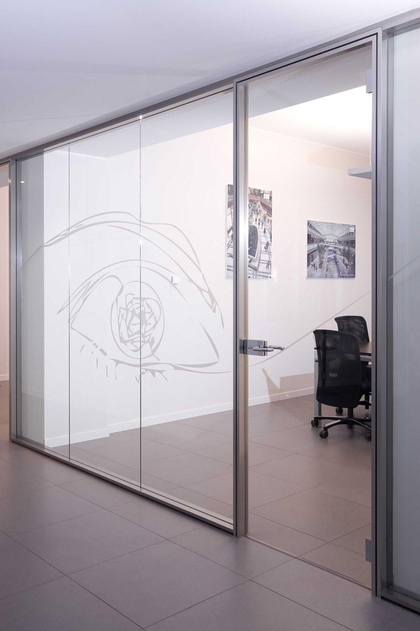 Elitable Стеклянная звуконепроницаемая сдвижная стена для офиса Unika sun-id-1362479 - Вид №2