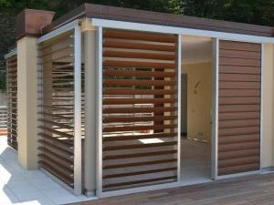 WOODN INDUSTRIES Композитные деревянные профили и солнцезащитные системы Versatilis