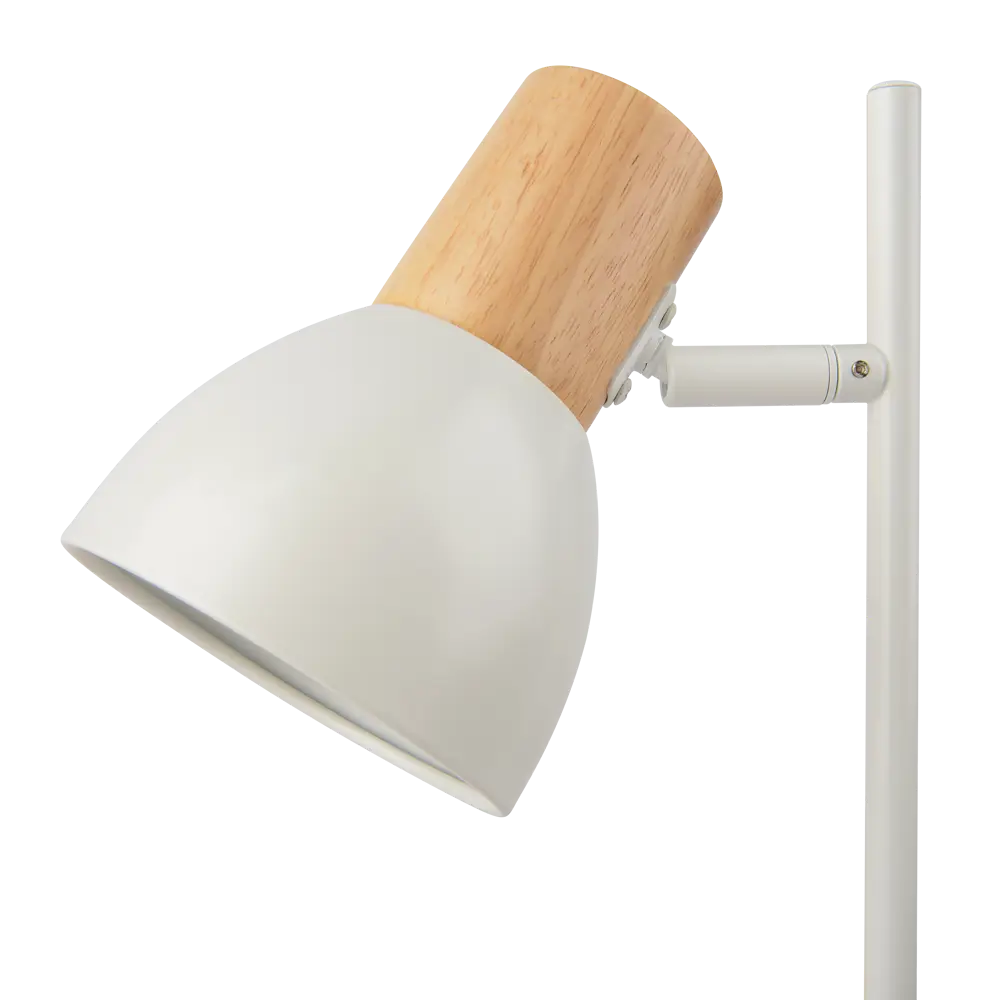 Настольная лампа INSPIRE Venosa с деревянными акцентами и регулируемым плафоном 82908108 STLM-0037799 - Вид №1