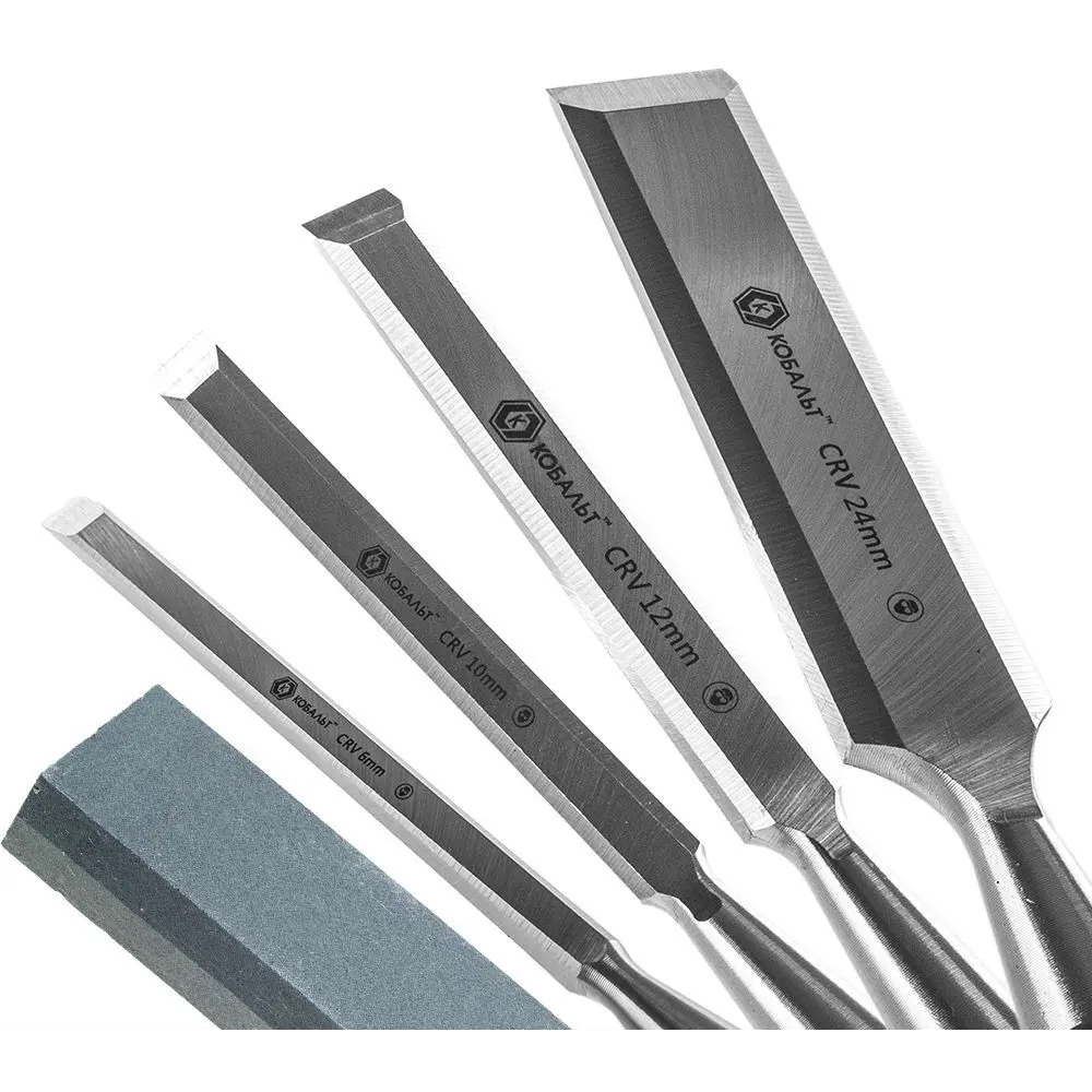 Набор стамесок Кобальт для точной работы по дереву, 4 предмета 89374055 STLM-1575679