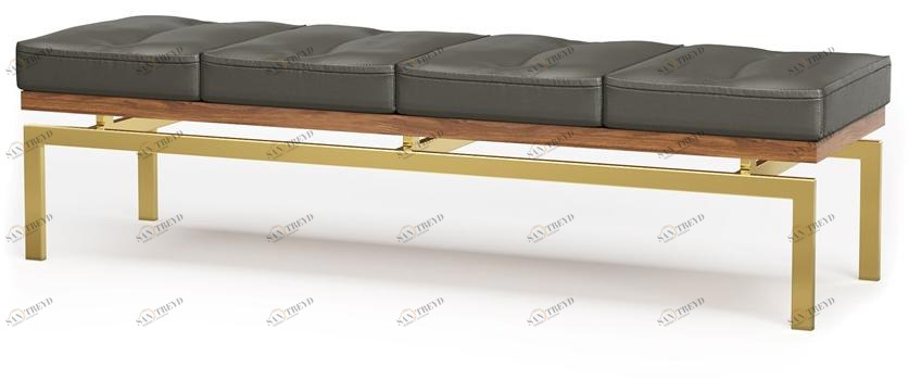 DWFI Мягкая кожаная скамейка  00002491 