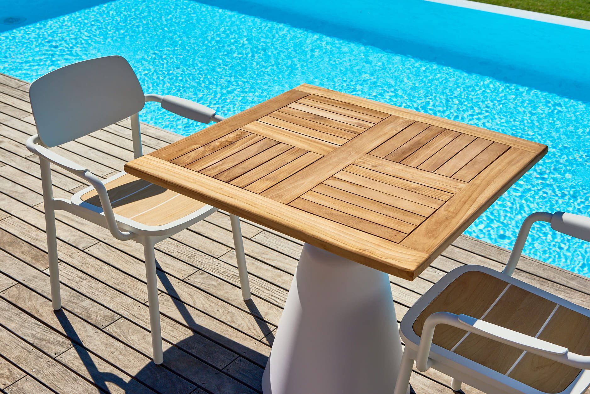 Квадратный садовый стол DRIGANI плоская поверхность ARCH-00046898 - Вид №1