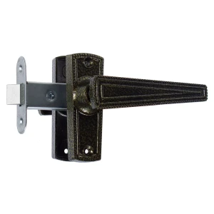 Ручка для входной двери Зенит-ЗЩ2.01, с механизмом, цвет старая бронза