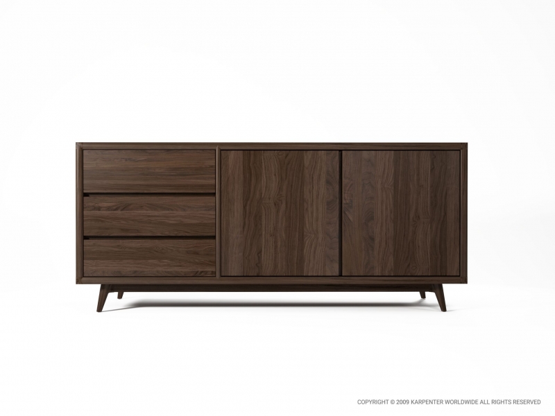 124_295 Комод 2 дверцы 3 ящика Karpenter Vintage