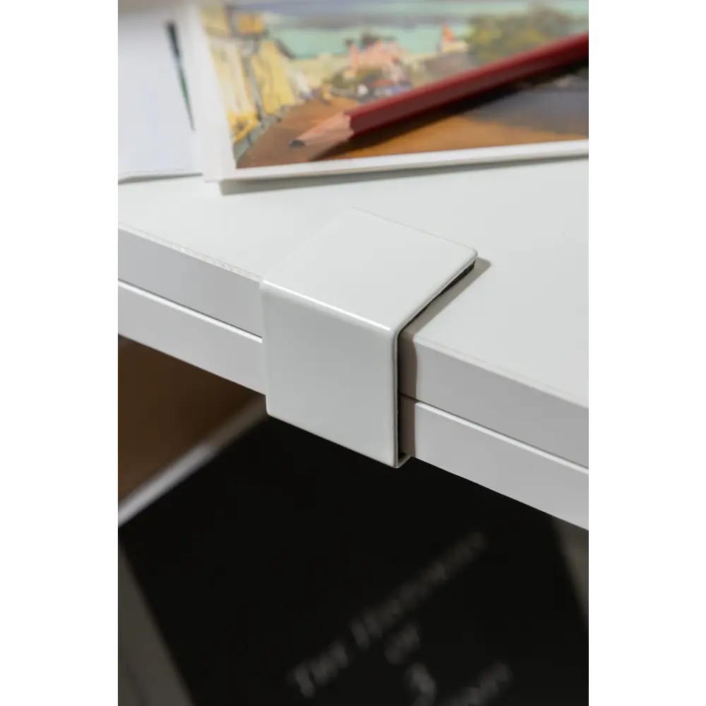 Скоба крепёжная для стеллажа Spaceo KUB 35 мм металл цвет белый STLM-2183089 - Вид №3