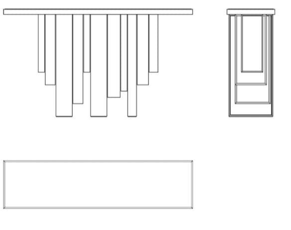 Прямоугольная консоль Sicis Тотем ARCH-00028886 - Вид №3