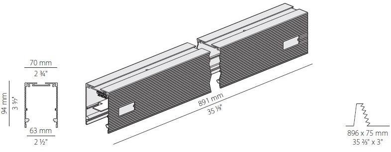 PANZERI Линейный световой профиль из экструдированного алюминия Nolita Xg2038 - Вид №7