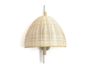 Плетеный светодиодный настенный светильник