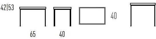 KFF Прямоугольный журнальный столик для гостиной Carry sun-id-1421114 - Вид №2