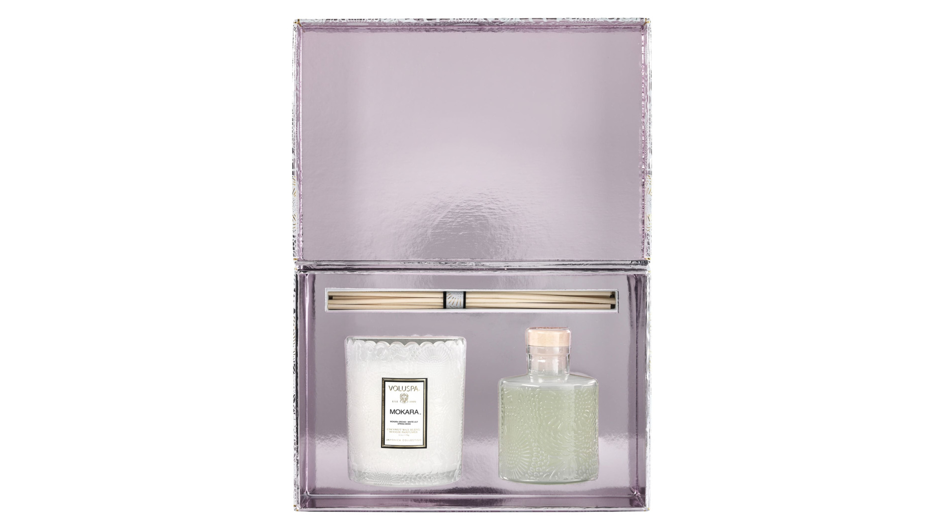 10664280 VOLUSPA Подарочный набор свеча и диффузор Voluspa "Орхидея"  - Вид №1