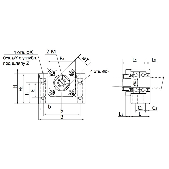 IS362 Опора ШВП BK25 ISKRA  - Вид №1