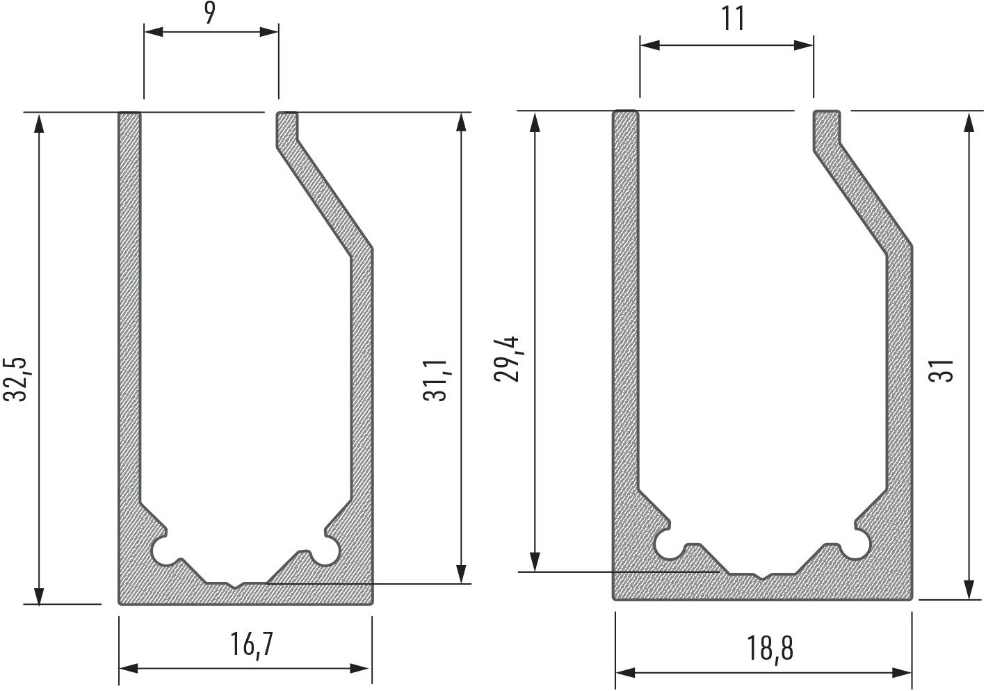 Lumines Lighting Линейный световой профиль для светодиодных модулей  10-0474-10  - Вид №5