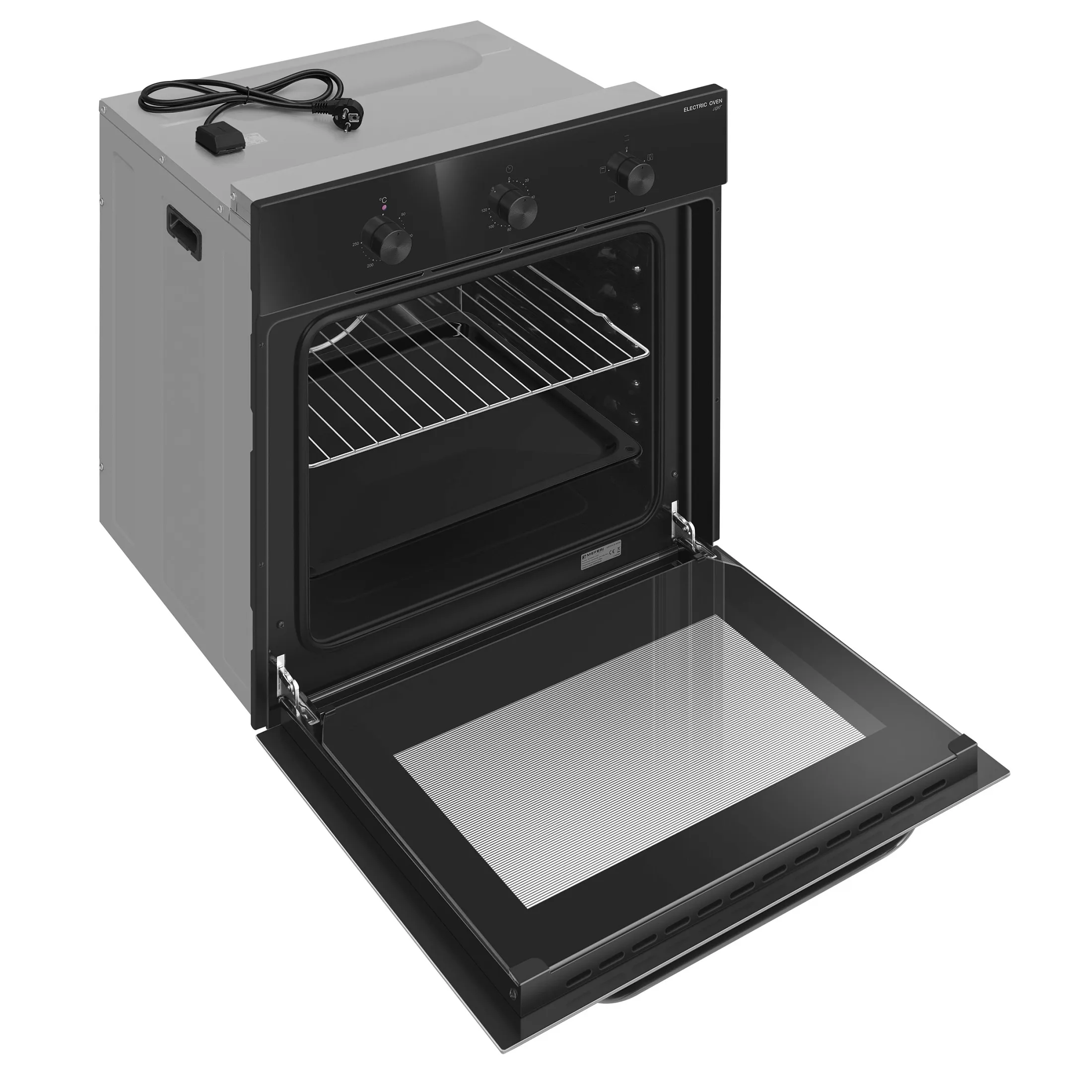 9168825 Электрический духовой шкаф Meferi MEO604BK LIGHT черный STDN-0043948 - Вид №4