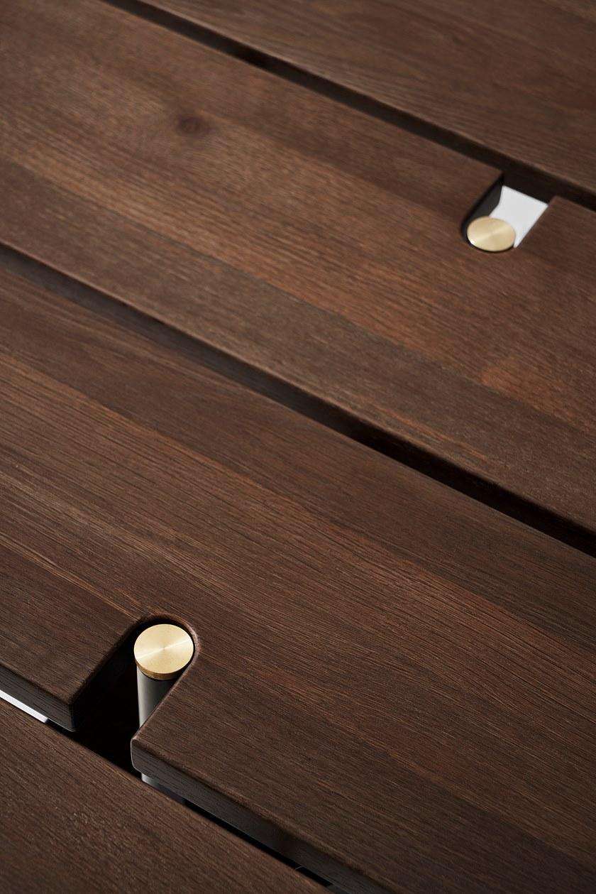 District Eight Выдвижная консоль из стали и дерева Stacking M234-dl  - Вид №8