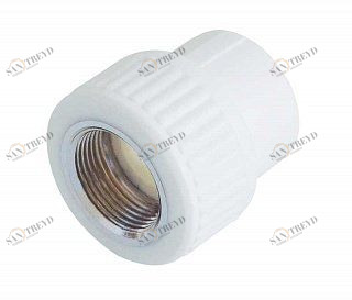 Муфта комбинированная KALDE D20х3/4" ВР белая 3222NFO200C00