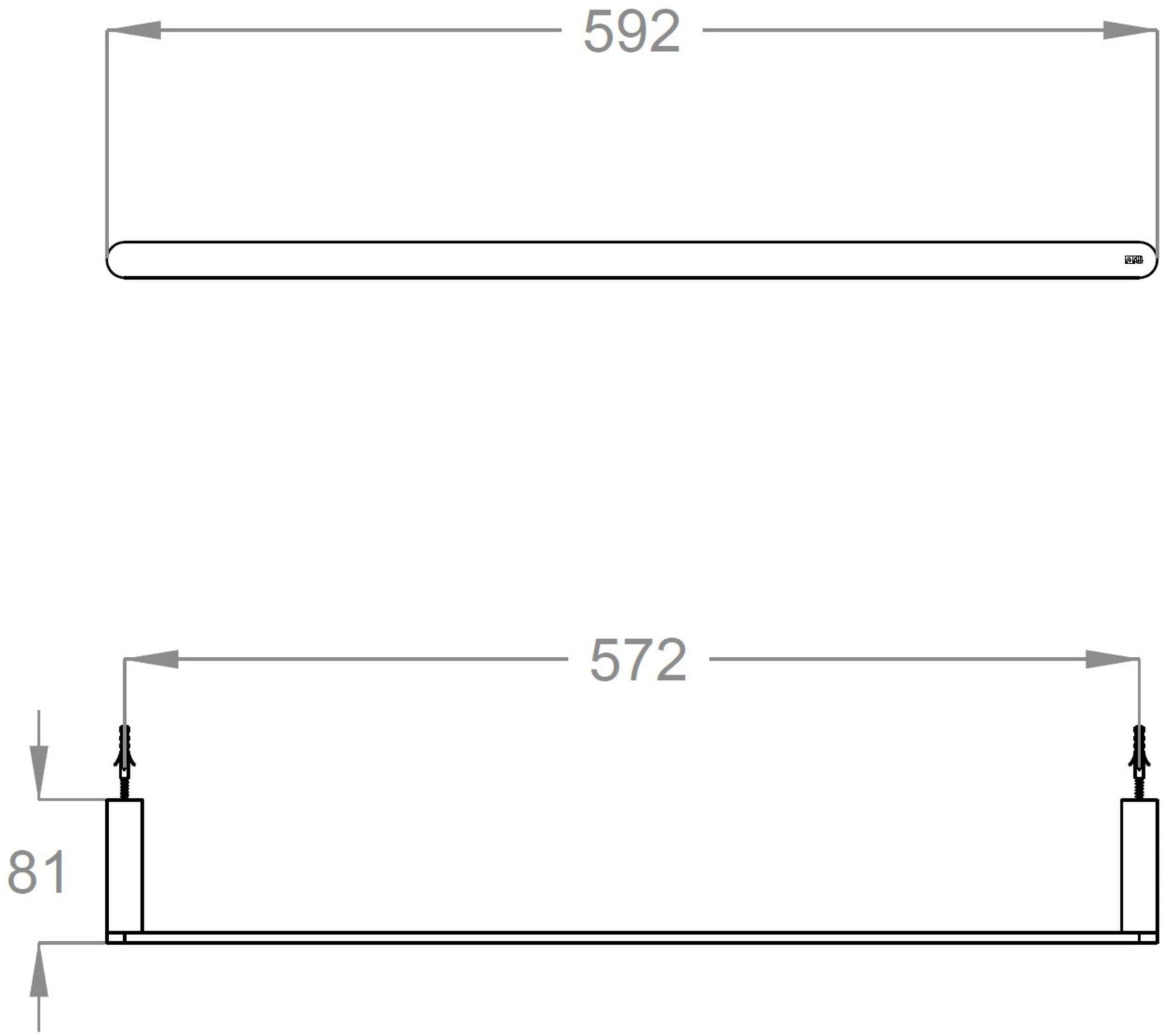 Fir Italia Вешалка для полотенец из нержавеющей стали Accessoriessteel Abcs06a - Вид №4