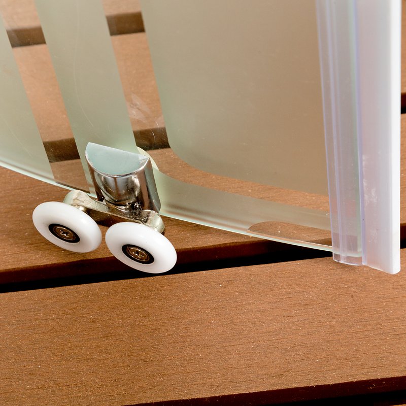 BМ4590 с гидромассажем BLACK Душевая кабина DETO Серия ВМ Душевое ограждение С 01 LED - Вид №10