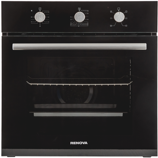 9014485 Электрический духовой шкаф RENOVA O90-6BS2 черный STDN-0050896