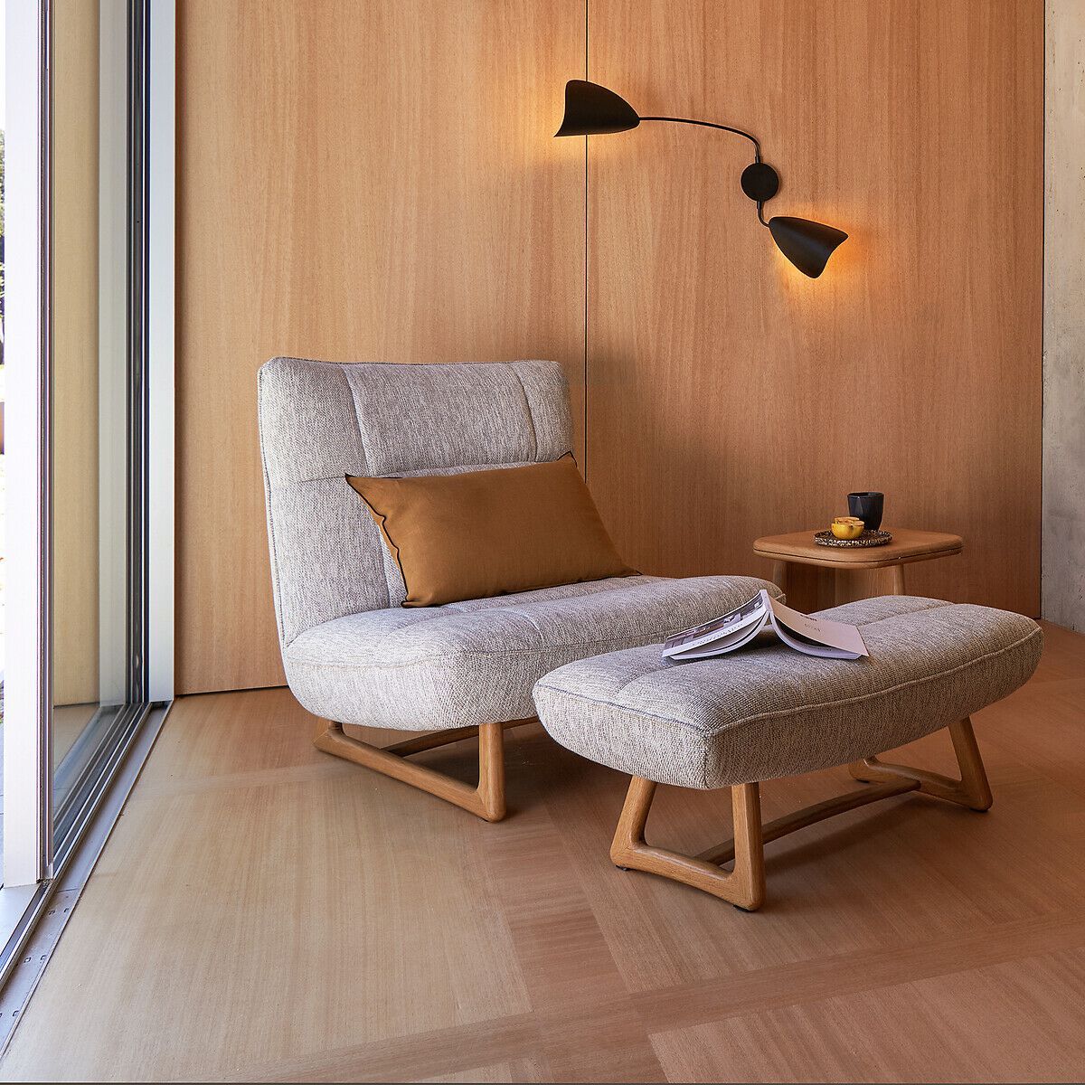 Кресло с салазками из ткани AMPM Lafar ARCH-00066051 - Вид №17