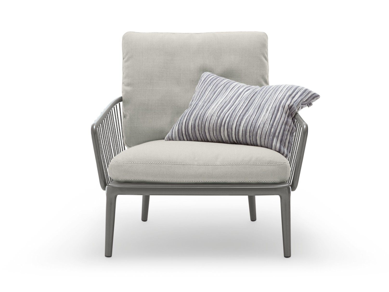 Кресло для сада с подлокотниками из алюминия и полиэстера Rolf Benz Rolf Benz YOKO ARCH-00050048 - Вид №3