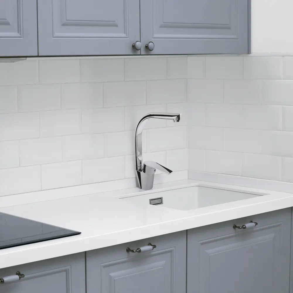 Смеситель для кухни Teruel CAS-2021 с высоким изливом цвет хром Santreyd STLM-2205941 - Вид №3